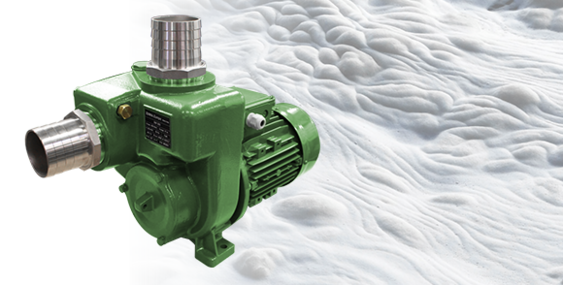 Schmutzwasserpumpe, trocken aufgestellt