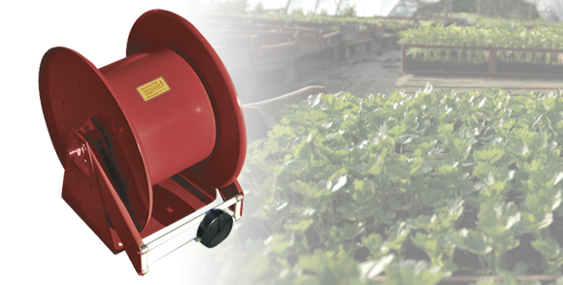 Schlauchhaspeln für Karren- und Anhängerspritzen