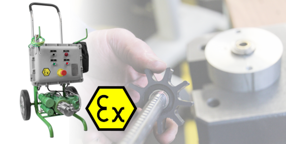 NIROSTAR ATEX mit Motor, direkt angeflanscht