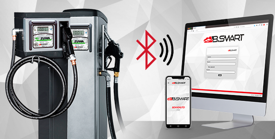 Elektronisches Zählwerk mit Tankdatenmanagement B.SMART