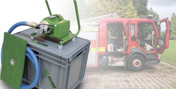 Flachsaugset Feuerwehr