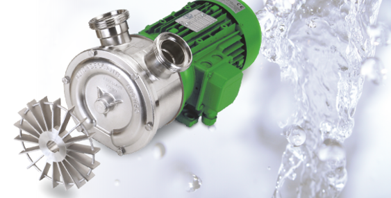 Edelstahl - Seitenkanalpumpen mit Motor