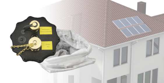 Deckel und Filterbeutel für Füll- und Spülstationen