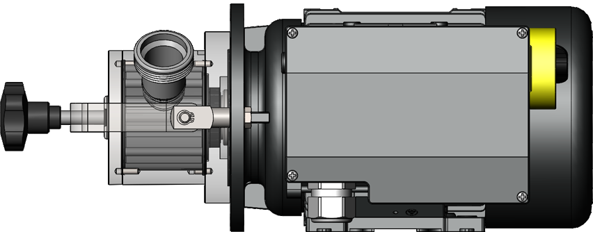 NIROSTAR 2000-C plus mit Motor, direkt angeflanscht