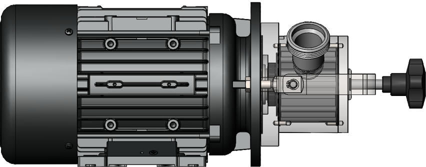 NIROSTAR 2000-C plus mit Motor, direkt angeflanscht