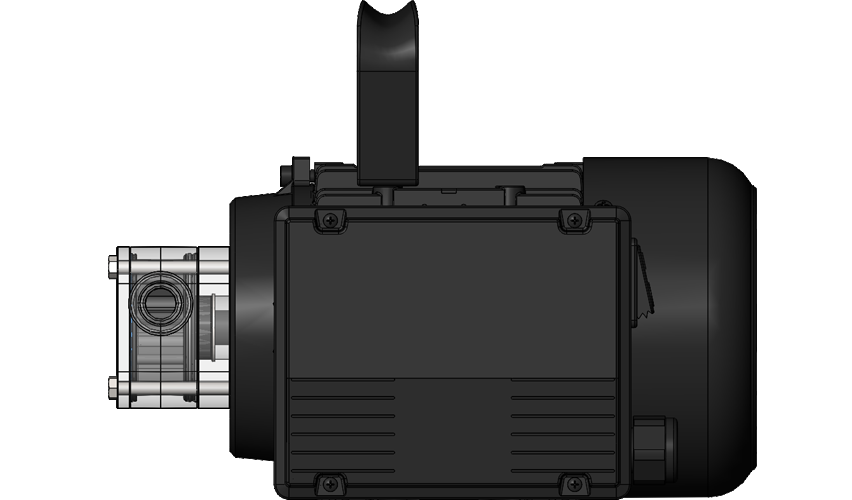 UNISTAR 2000-A mit Motor, direkt angeflanscht