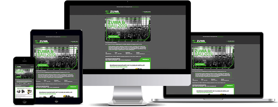 ZUWA Newsletter für alle gängigen Endgeräte. Bleiben Sie immer auf dem aktuellsten Stand. Jetzt kostenlos anmelden.